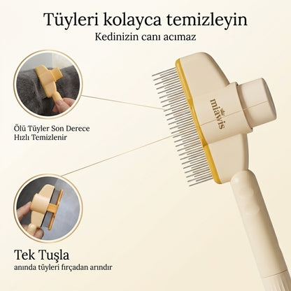 Masaj Etkili Tüy Temizleyici Basmalı Tarak